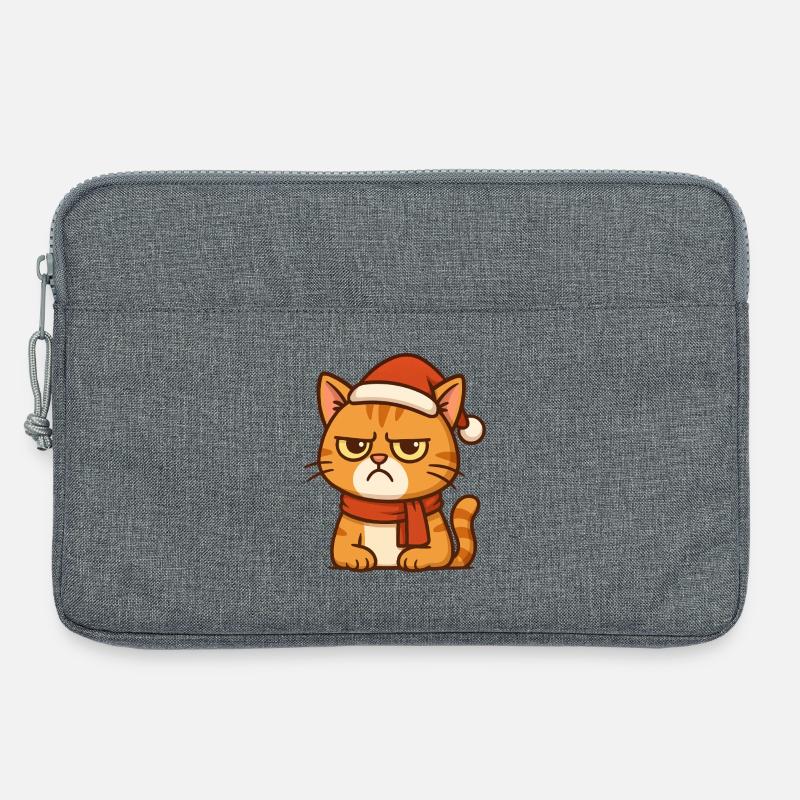 Grumpy Christmas hangover - Laptop bag 13" - heather grey