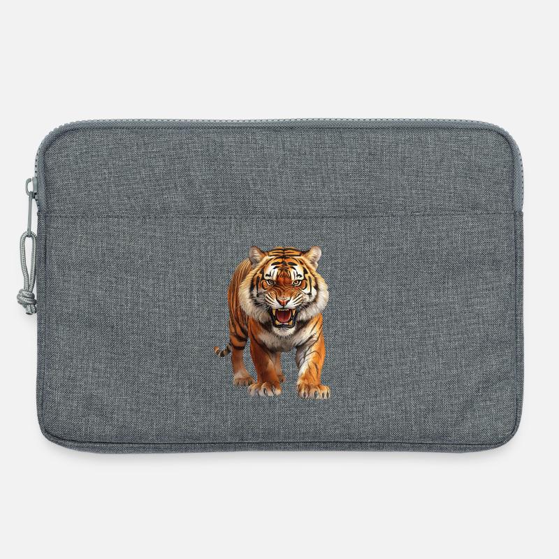 Tiger - Laptoptasche 13" - Grau meliert