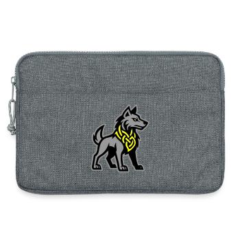 Wolf Wikinger - Laptoptasche 13" - Grau meliert - Vorne