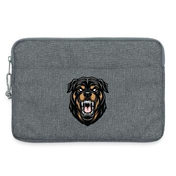 Rottweiler Alpha Chien Gardien Force - Sacoche pour ordinateur portable 13 pouces - gris chiné - Devant