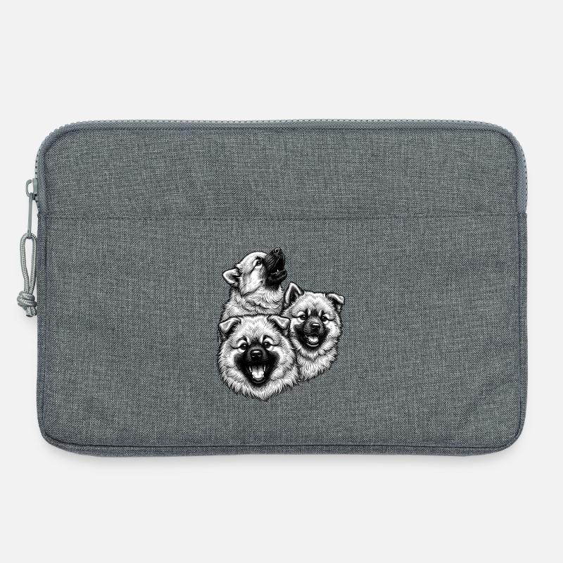 Eurasier | Fluffies - Laptoptasche 13" - Grau meliert