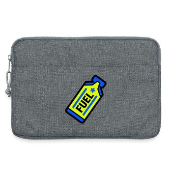 Sports d’endurance au gel énergétique Fuel Energy - Sacoche pour ordinateur portable 13 pouces - gris chiné - Devant