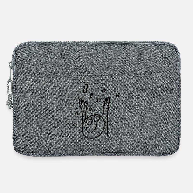 LetsCelebrate - Laptoptasche 13" - Grau meliert