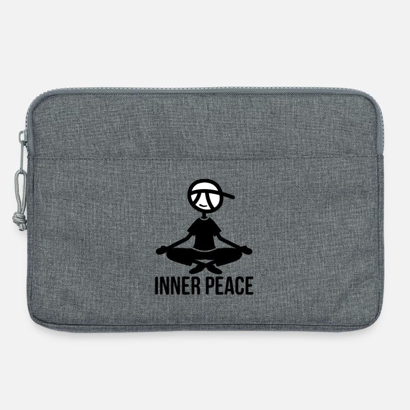 Inner Peace - Laptop bag 13" - heather grey