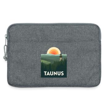 Taunus Vintage | Nature Travel Poster - Laptoptasche 13" - Grau meliert - Vorne