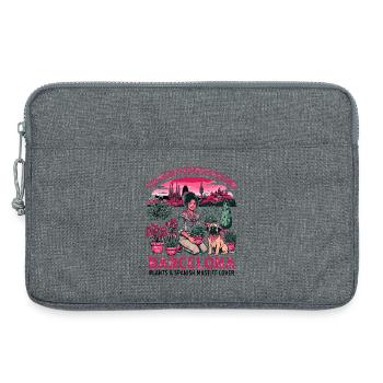Les plantes de Barcelone et l’amant du mastiff espagnol - Sacoche pour ordinateur portable 13 pouces - gris chiné - Devant