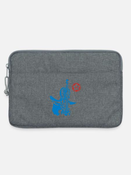 Kendo & Mon Wappen - Laptoptasche 13" - Grau meliert