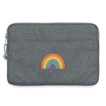 PETITS ACTIVISTES | Rainbow - Sacoche pour ordinateur portable 13 pouces - gris chiné - Devant