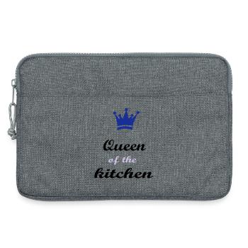 Kochen - Laptoptasche 13" - Grau meliert - Vorne