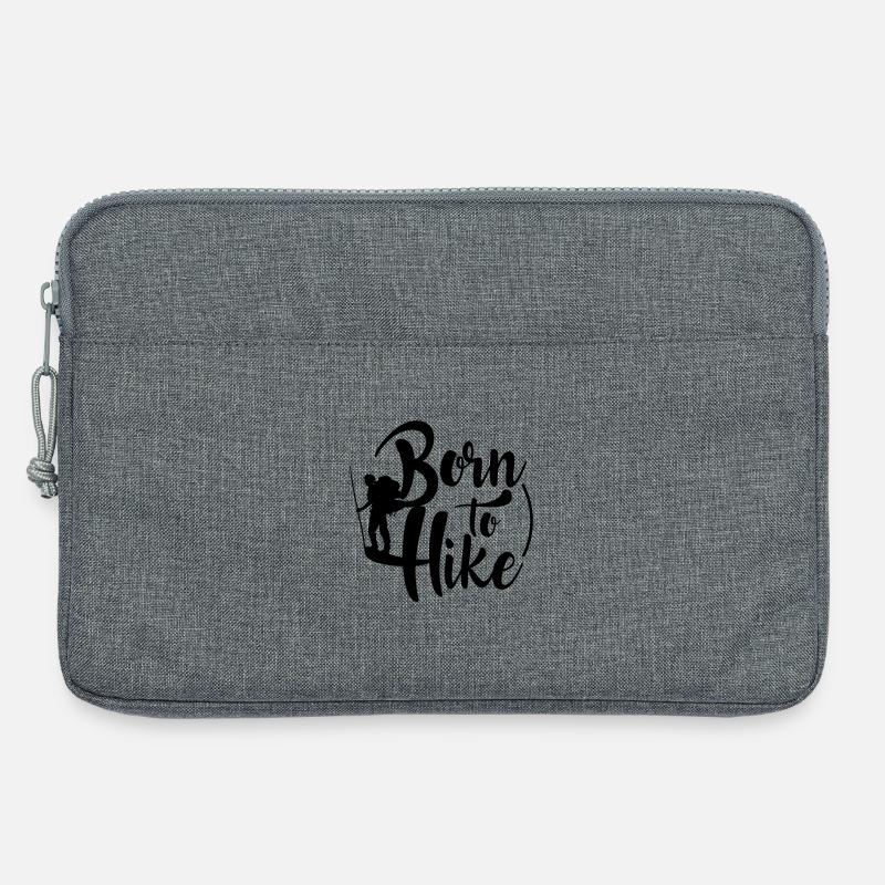 wandern, Wanderung, Freizeitspaß, Hobby, Berg - Laptoptasche 13" - Grau meliert