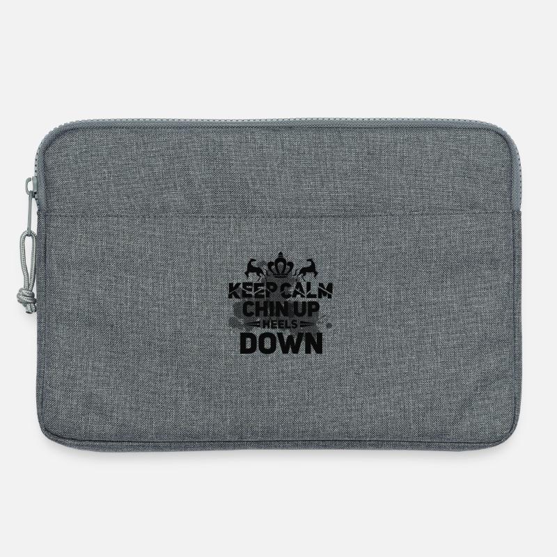 Pferd - Laptoptasche 13" - Grau meliert