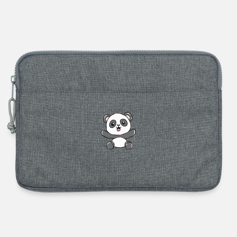 Panda - Laptoptasche 13" - Grau meliert