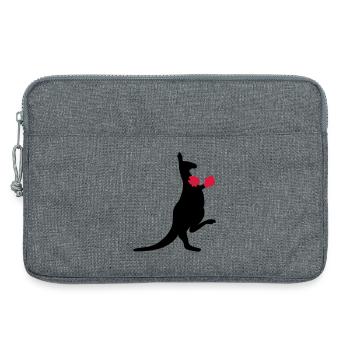 Känguru - Laptoptasche 13" - Grau meliert - Vorne