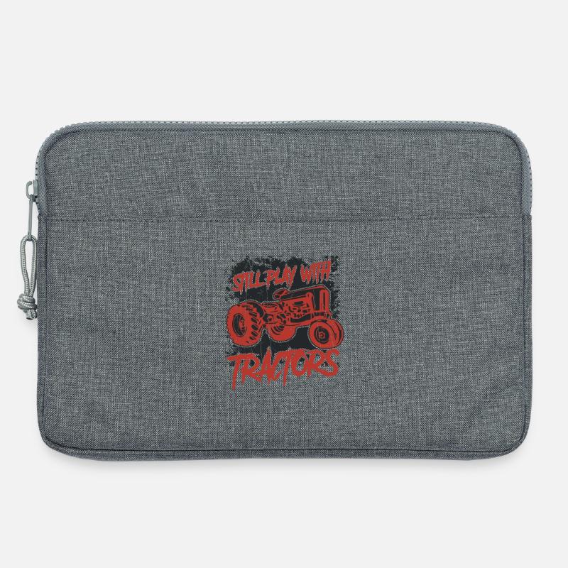 Still Play With Tractors - Laptoptasche 13" - Grau meliert