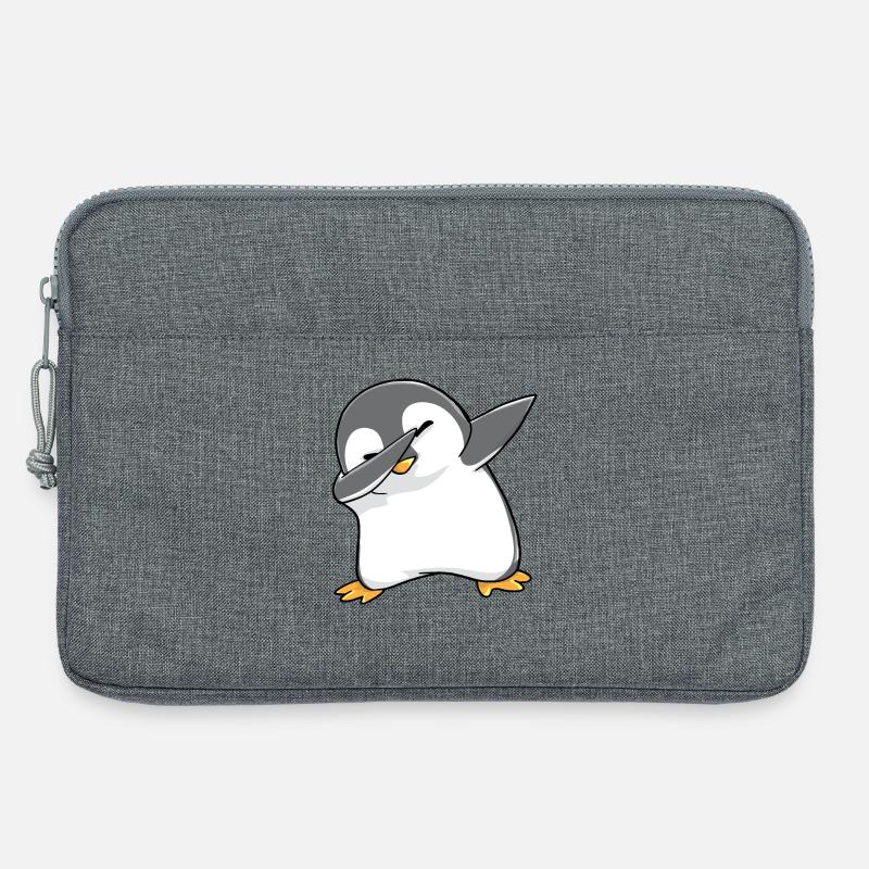 Pinguin Dabbing - Laptoptasche 13" - Grau meliert