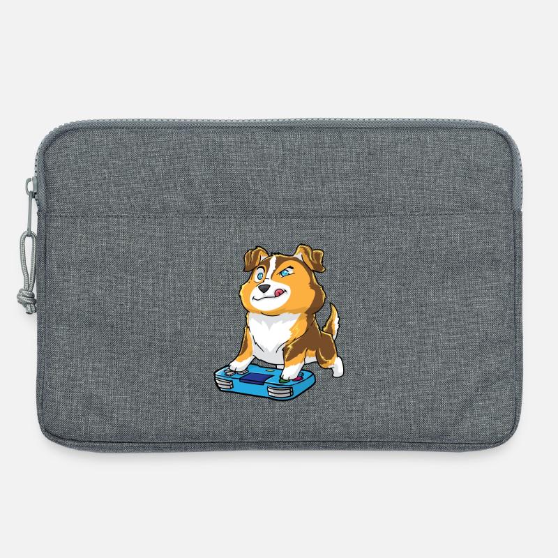 Australian Shepherd Gamepad Kawaii - Laptoptasche 13" - Grau meliert