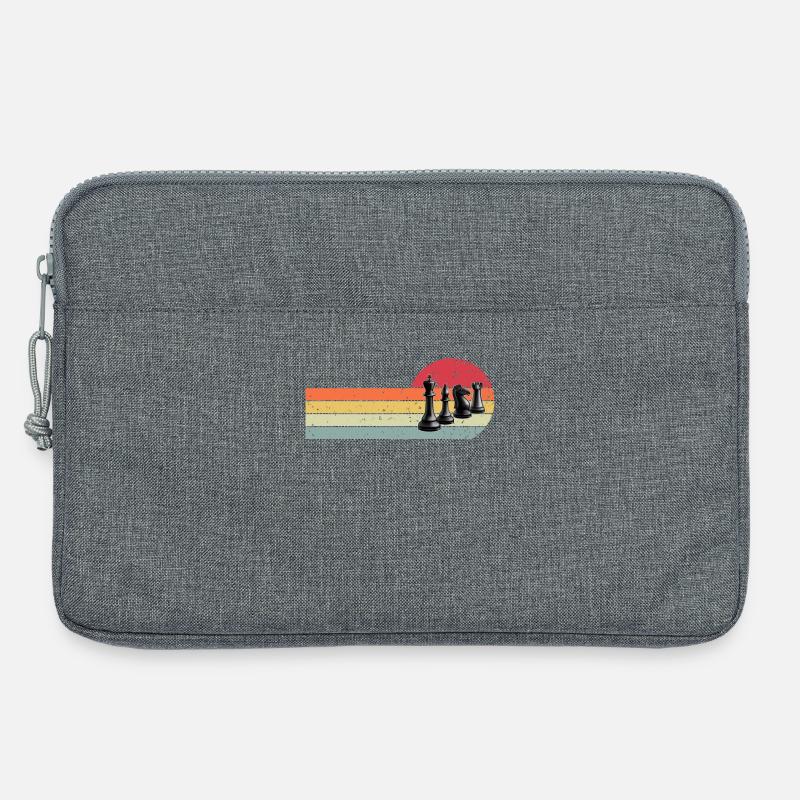 Schach - Laptoptasche 13" - Grau meliert
