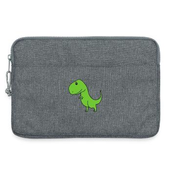 Dinosaures - Sacoche pour ordinateur portable 13 pouces - gris chiné - Devant