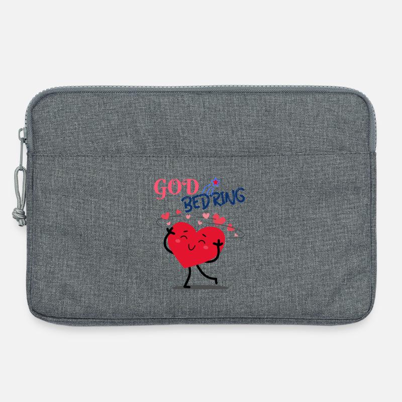 Gutes Genesungsgeschenk - Laptoptasche 13" - Grau meliert