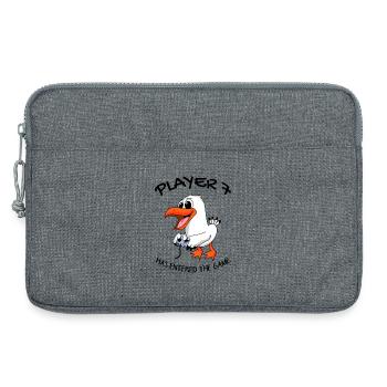Player 7 has entered the game Baby - Laptop bag 13" - heather grey - Front