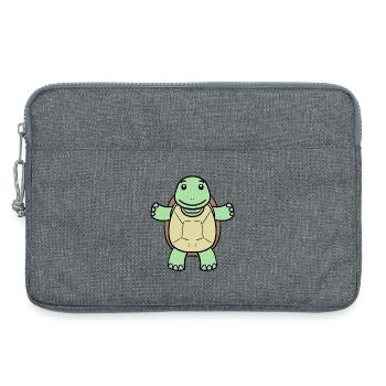 Tortue - Sacoche pour ordinateur portable 13 pouces - gris chiné - Devant