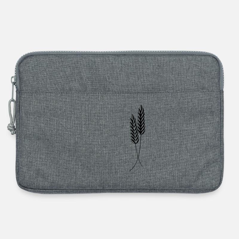2 Ähren - Laptoptasche 13" - Grau meliert