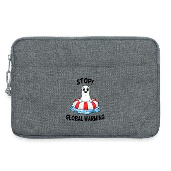 Changement climatique Protection du climat - Sacoche pour ordinateur portable 13 pouces - gris chiné - Devant