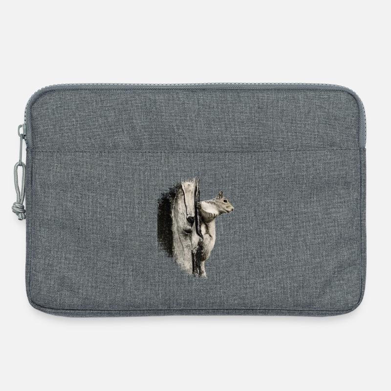 Eichhörnchen - Laptoptasche 13" - Grau meliert