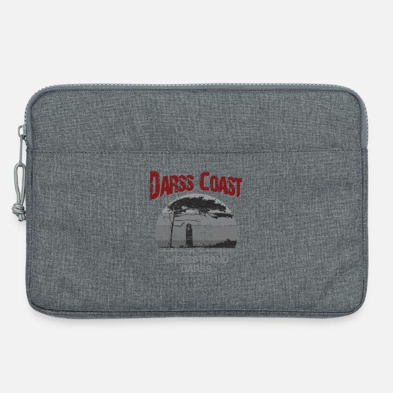 Darss Coast - Dein Statement für den Darß - Laptoptasche 13" - Grau meliert