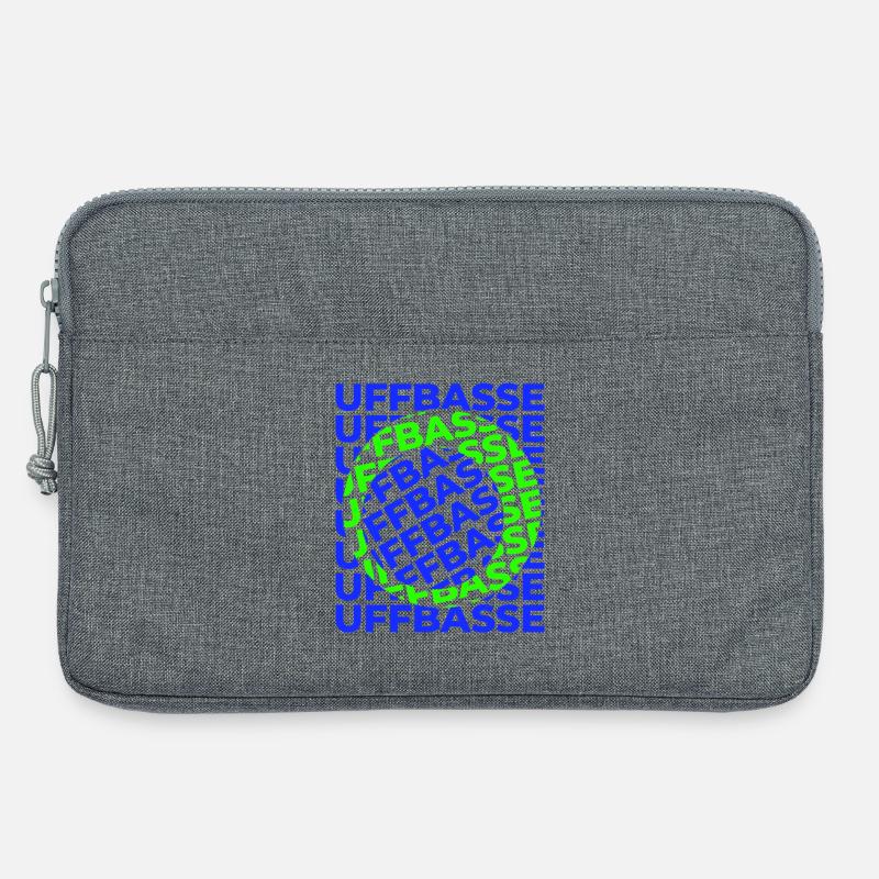Uffbasse Design - Laptoptasche 13" - Grau meliert