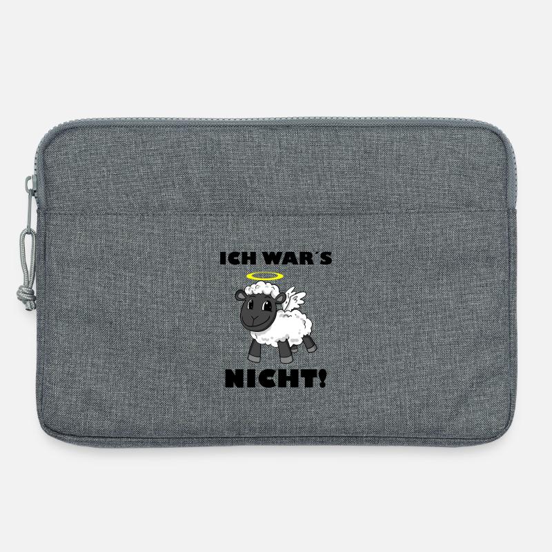 Schaf Engel - ich wars nicht - Laptoptasche 13" - Grau meliert