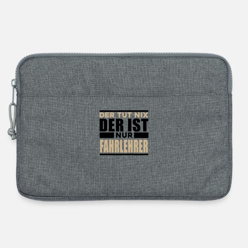 Fahrlehrer - Laptoptasche 13" - Grau meliert