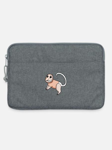 Nasenaffe Affe Affen - Laptoptasche 13" - Grau meliert