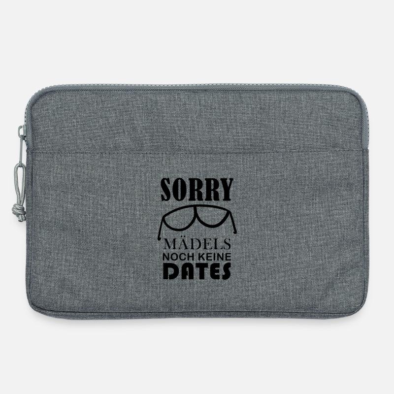 Coole Babysprüche - Noch keine Dates - Laptoptasche 13" - Grau meliert