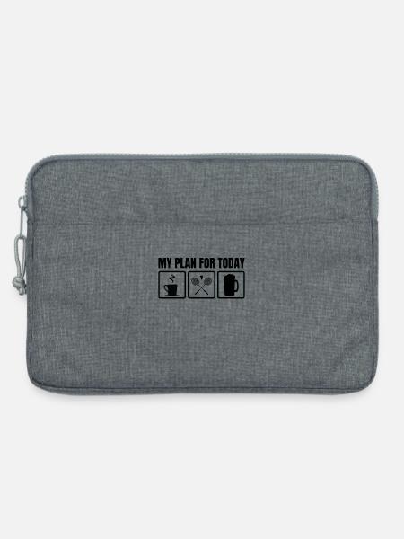 Plan für heute - Laptoptasche 13" - Grau meliert
