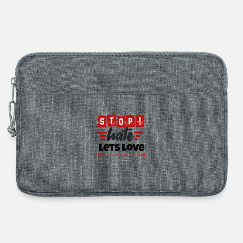 Valentinstag, Valentinstag, Valentinstag - Laptoptasche 13" - Grau meliert