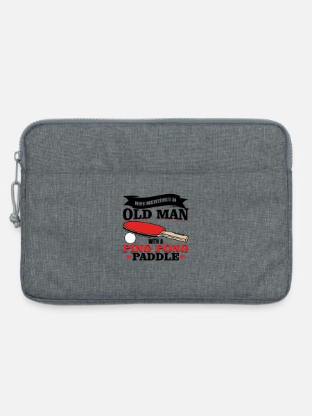 Ping Pong Großvater - Laptoptasche 13" - Grau meliert