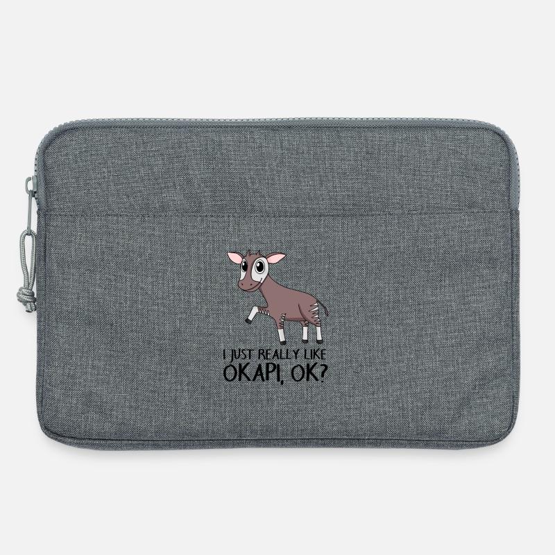 Okapi - Laptoptasche 13" - Grau meliert