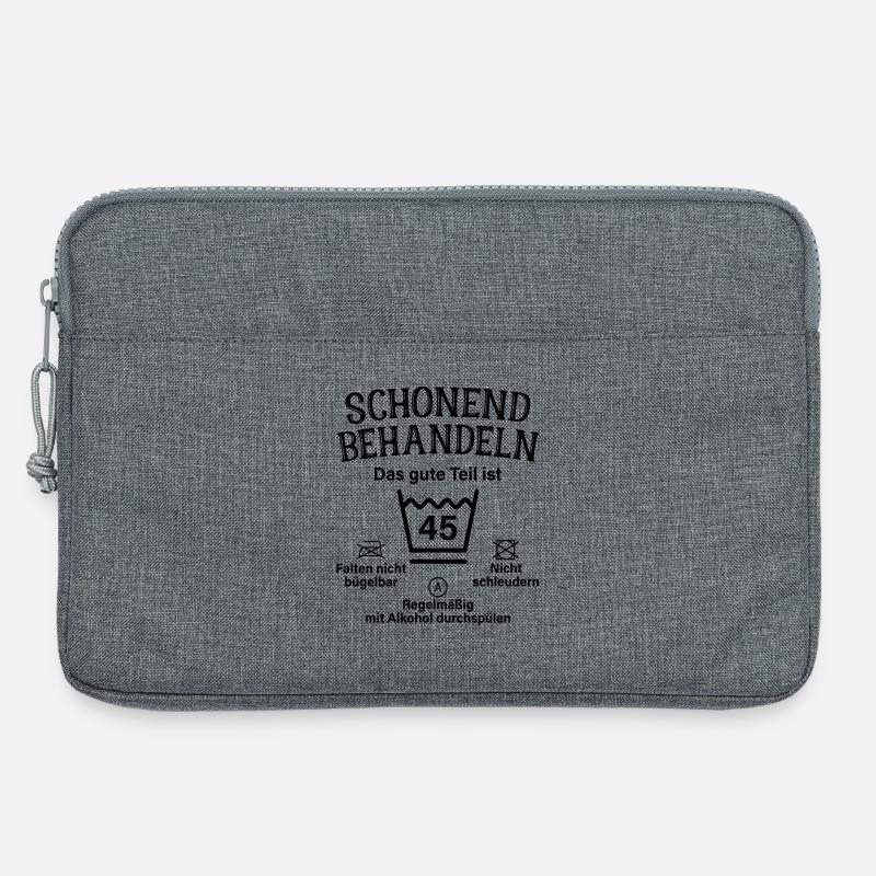 45. Geburtstag Schonend Behandeln 45 Teil Ist 45 - Laptoptasche 13" - Grau meliert