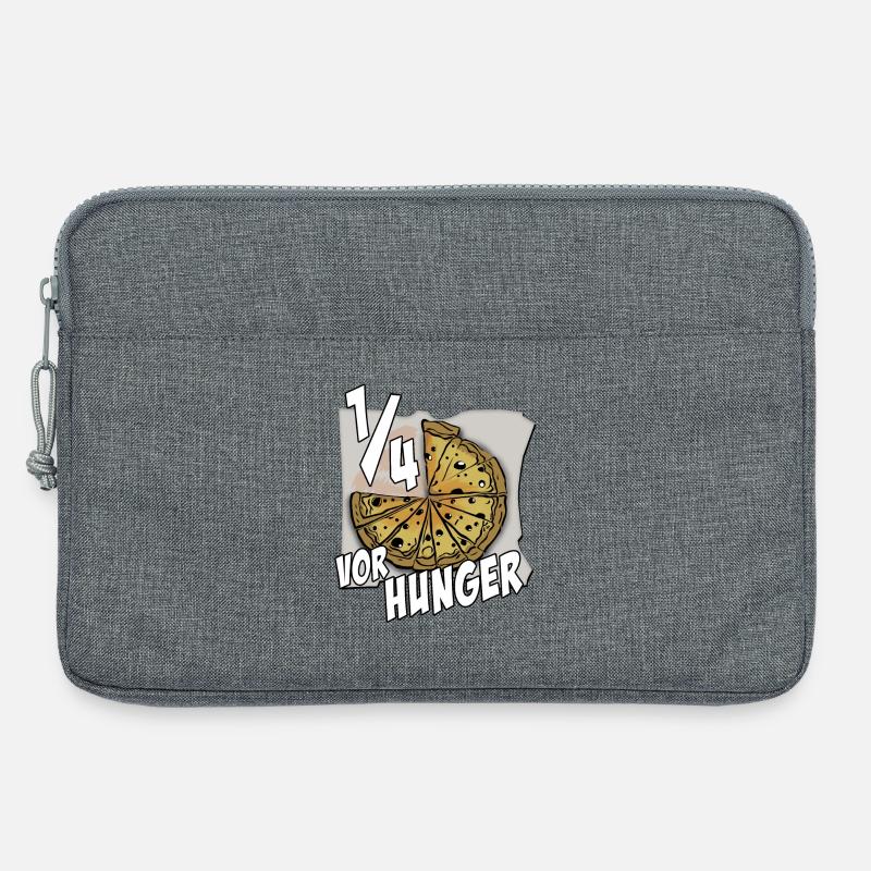 ein viertel vor hunger - Laptoptasche 13" - Grau meliert
