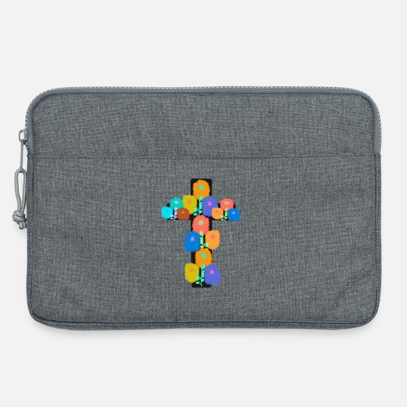 funeral mourning mourning redemption jesus savior - Laptop bag 13" - heather grey