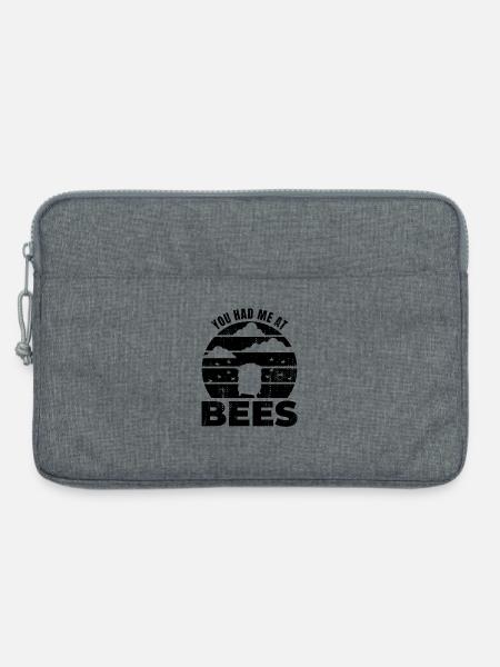 Imker Spruch - Laptoptasche 13" - Grau meliert