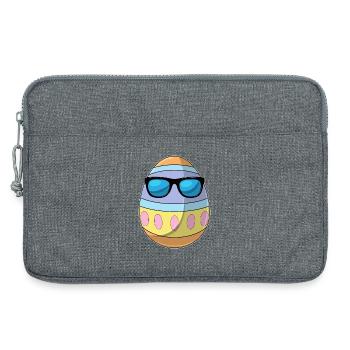 Lunettes de soleil de Pâques Easter Egg - Sacoche pour ordinateur portable 13 pouces - gris chiné - Devant