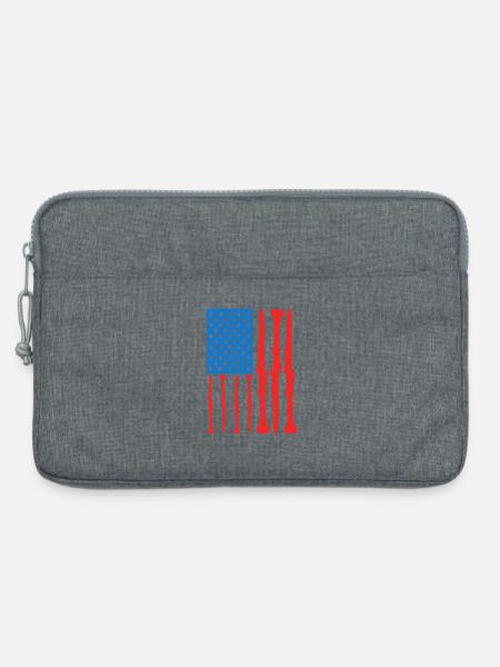 Klarinette 4. Juli USA - Laptoptasche 13" - Grau meliert