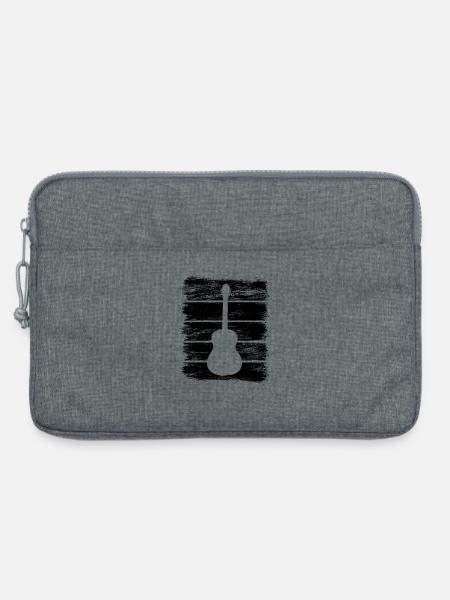 Gitarre Skizze - Laptoptasche 13" - Grau meliert