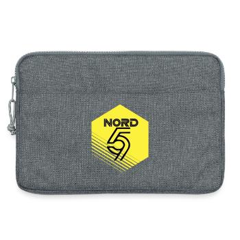 Norden - Laptoptasche 13" - Grau meliert - Vorne