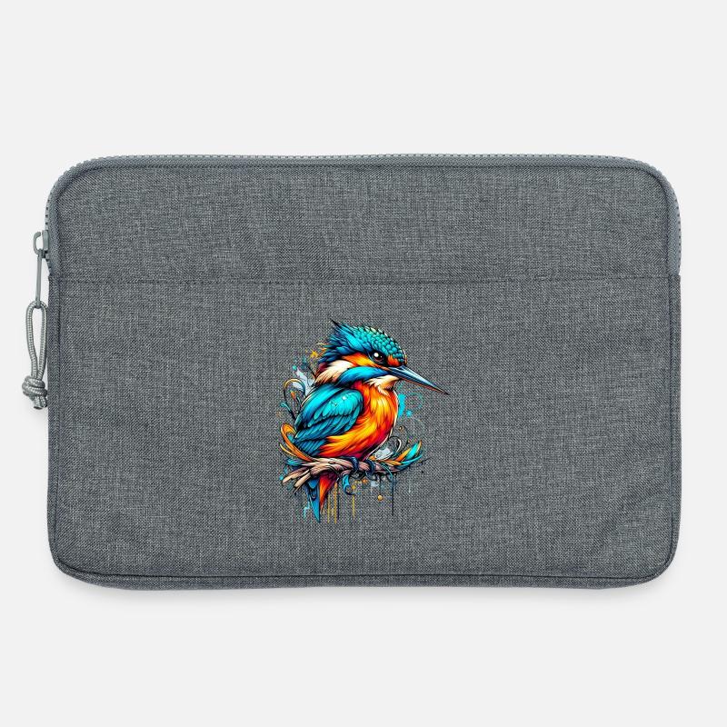 Eisvogel - Laptoptasche 13" - Grau meliert
