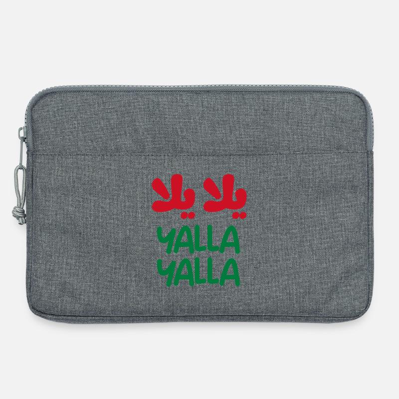 Yalla yalla - Laptoptasche 13" - Grau meliert