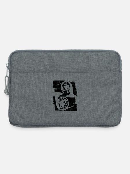 Waldhörner - Laptoptasche 13" - Grau meliert