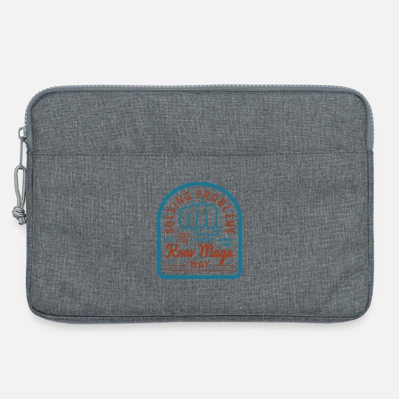Solving problems the Krav Maga way - Laptoptasche 13" - Grau meliert